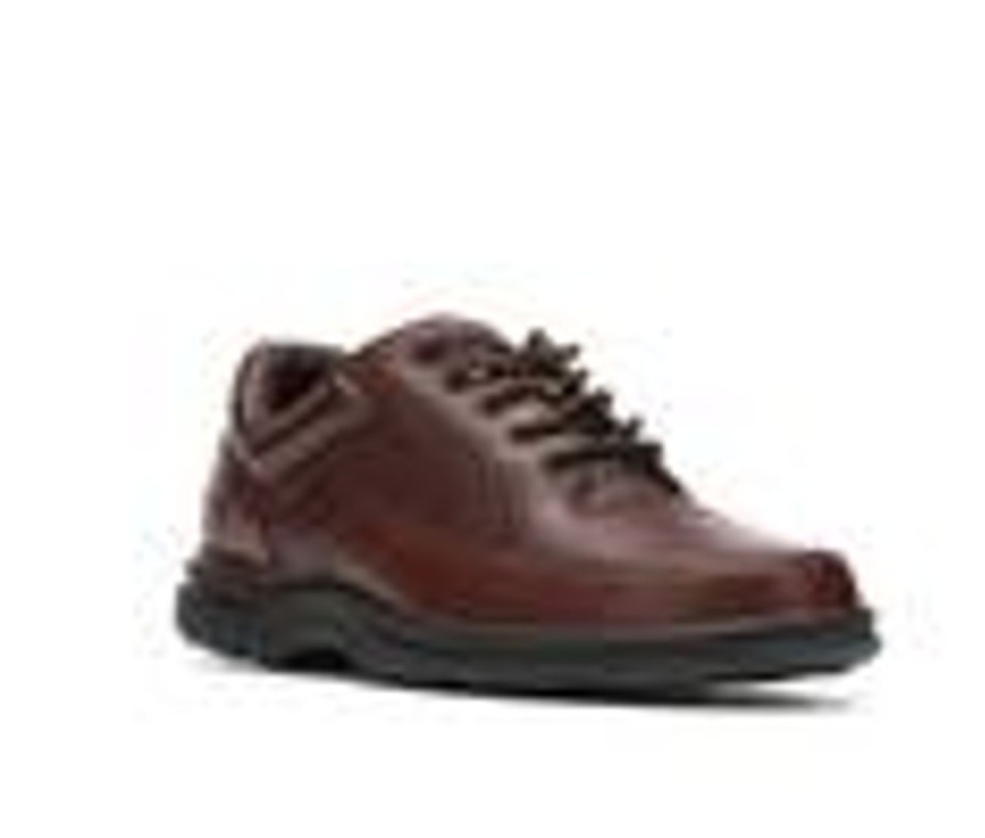 Men Rockport Oxfords | Men'S Rockport Ridgefield Eureka Casual Oxfords Brown