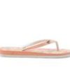 Kids Roxy Sandals | Girls' Roxy Little Kid & Big Kid Rg Pebbles Vii Flip-Flops Coral