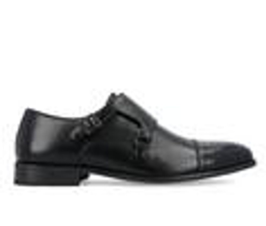 Men Vance Co. Oxfords | Men'S Vance Co. Atticus Wide Dress Shoes Black