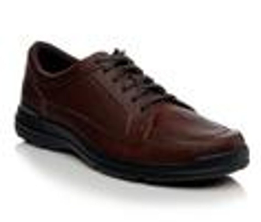 Men Rockport Walking And Hiking | Men'S Rockport Junction Point Oxfords Chocolate