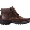 Men Propet Waterproof | Men'S Propet Bruce Waterproof Boots Coffee