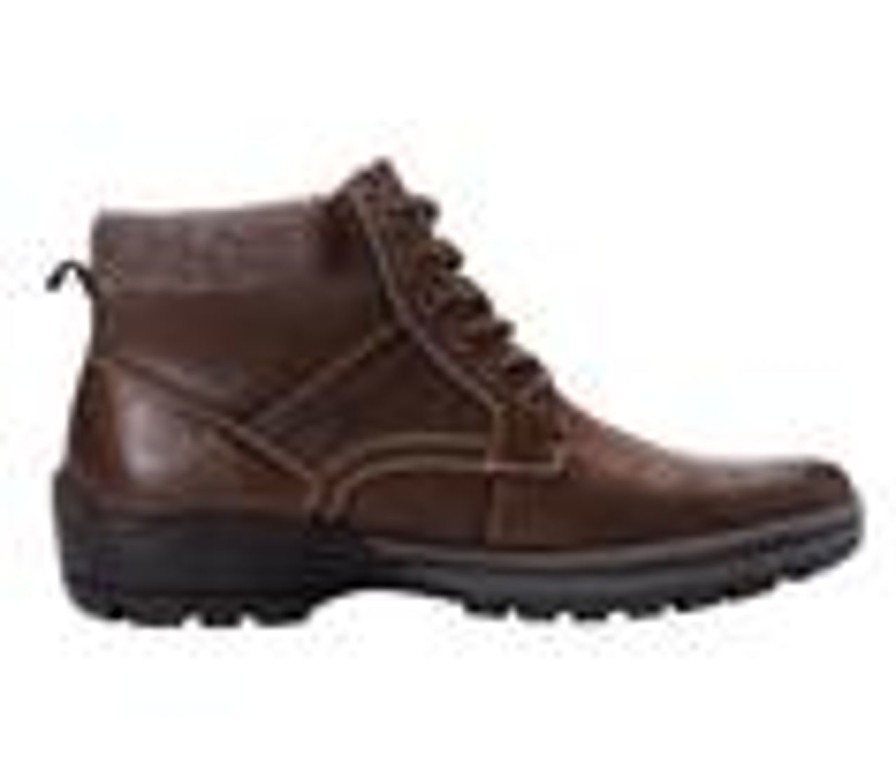 Men Propet Waterproof | Men'S Propet Bruce Waterproof Boots Coffee