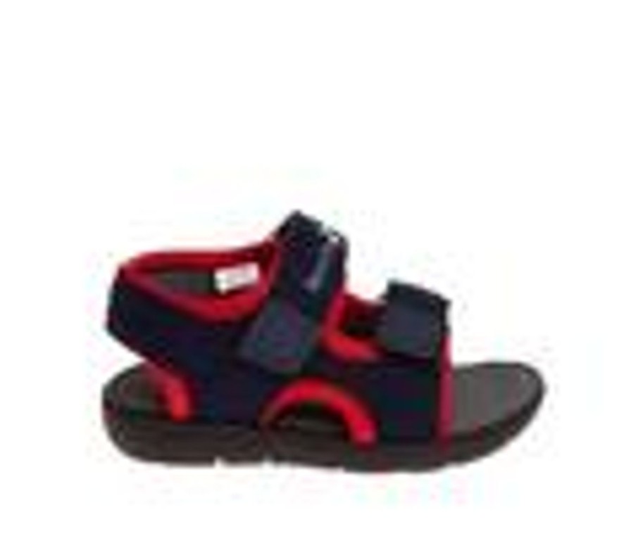 Kids Beverly Hills Polo Club Sandals | Boys' Beverly Hills Polo Club Toddler Active Boy Sandals Navy/Red