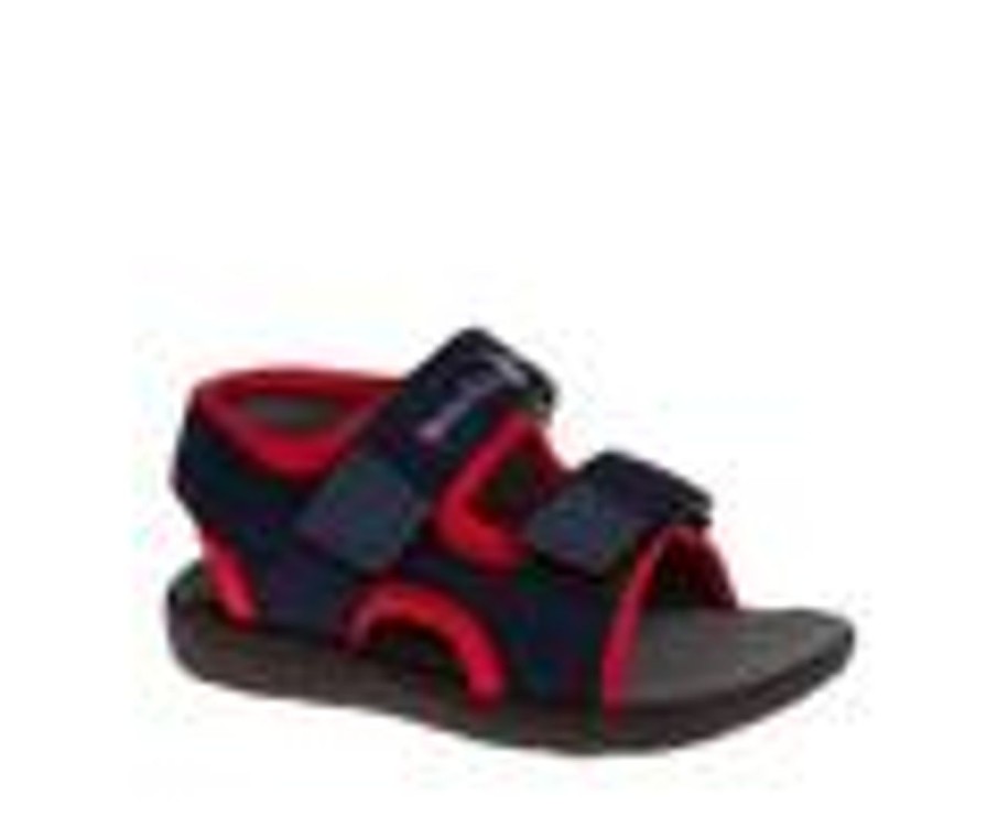 Kids Beverly Hills Polo Club Sandals | Boys' Beverly Hills Polo Club Toddler Active Boy Sandals Navy/Red