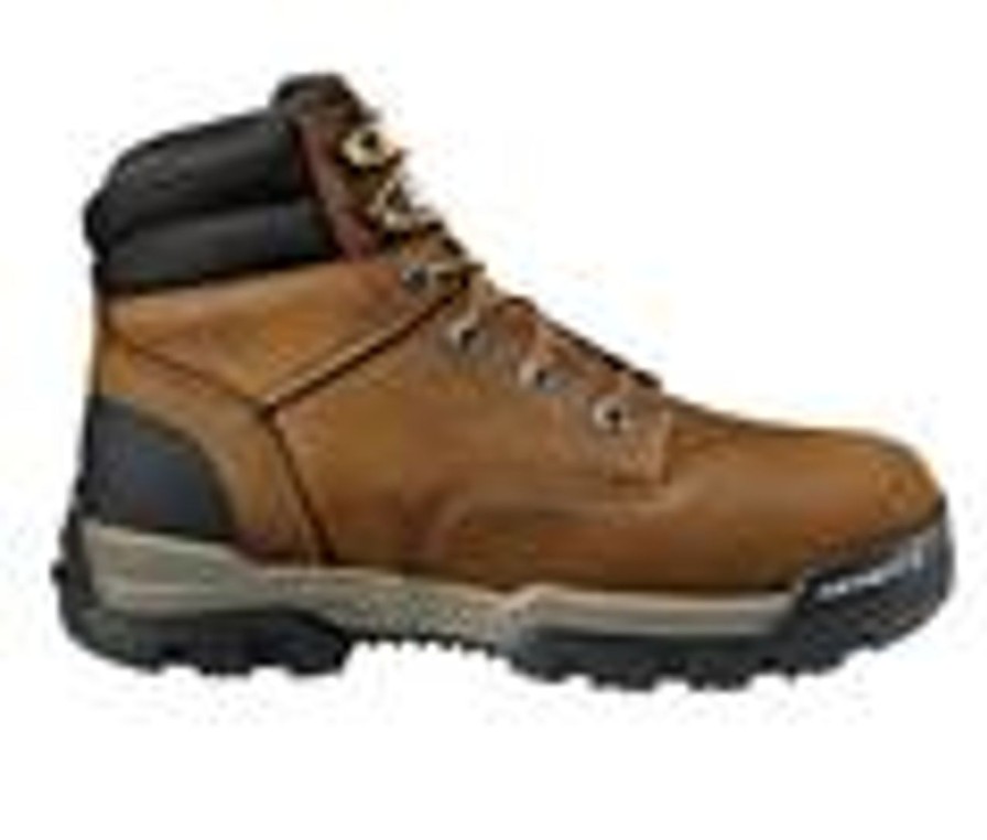 Men Carhartt Electric Hazard | Men'S Carhartt Cme6347 Waterproof Composite Toe Work Boots Bison