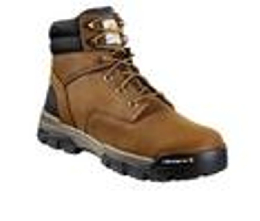 Men Carhartt Electric Hazard | Men'S Carhartt Cme6347 Waterproof Composite Toe Work Boots Bison