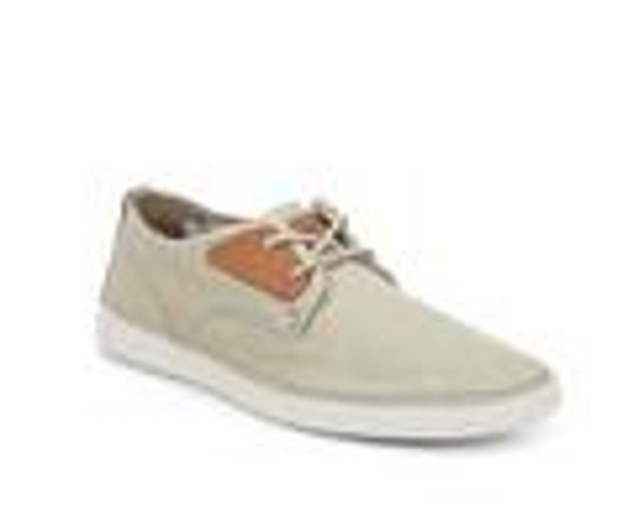 Men Clarks Oxfords | Men'S Clarks Gereld Tie Casual Oxfords Sand Textile