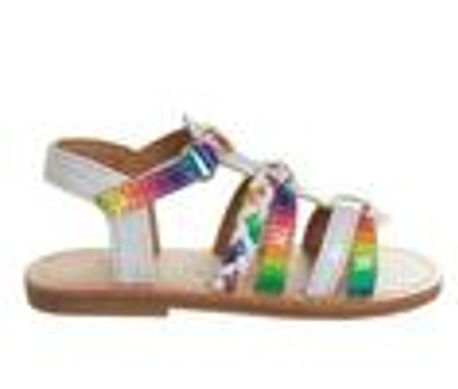 Kids Laura Ashley Sandals | Girls' Laura Ashley Infant Splendid Sophia 5-10 Sandals White/Multi