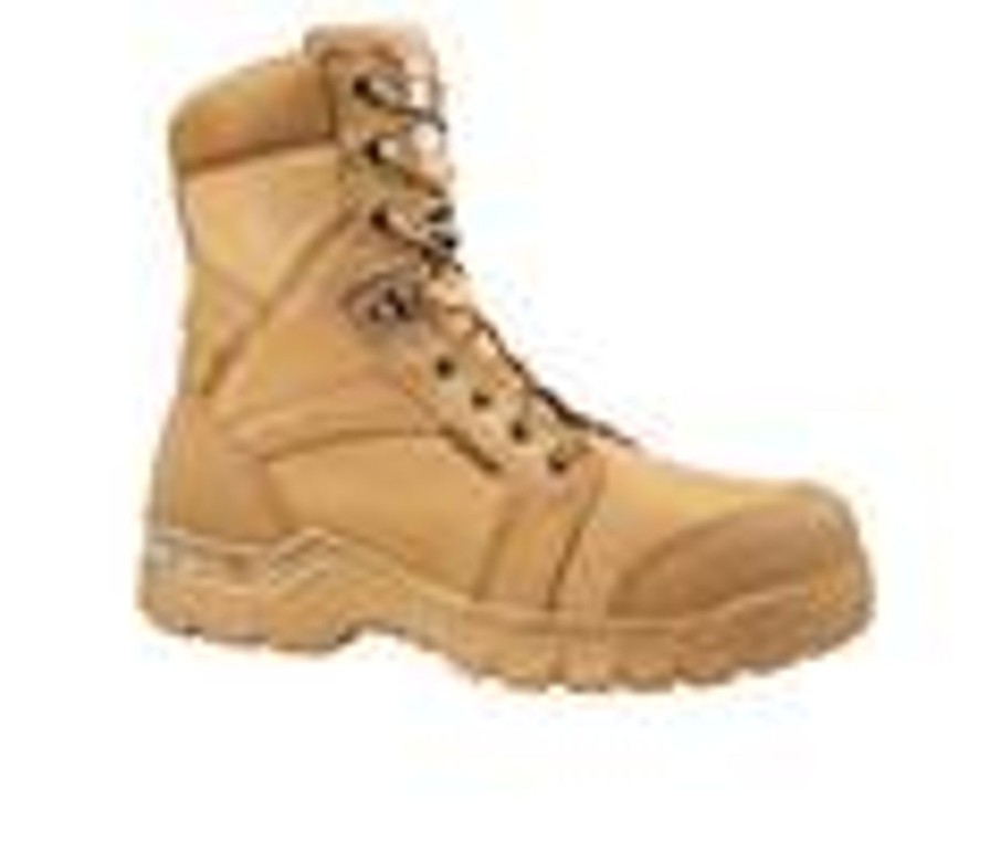 Men Carhartt Soft Toe | Men'S Carhartt Cmf8058 Rugged Flex 8 Wheat/Nubuck