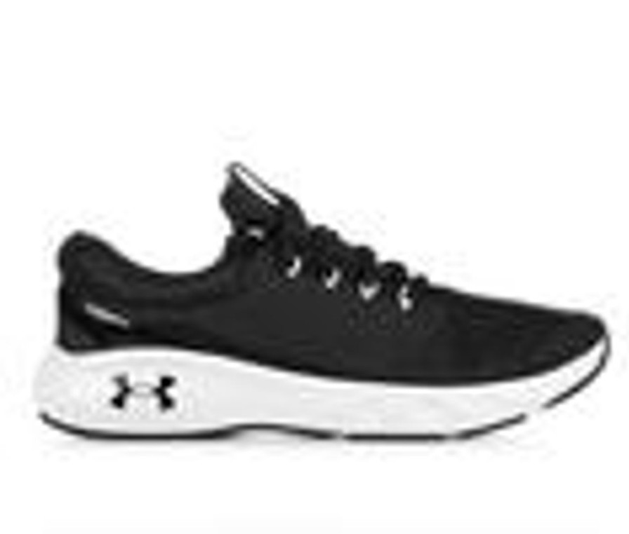 Men Under Armour Slip-Ons | Men'S Under Armour Charged Vantage 2 Running Shoes Black/White