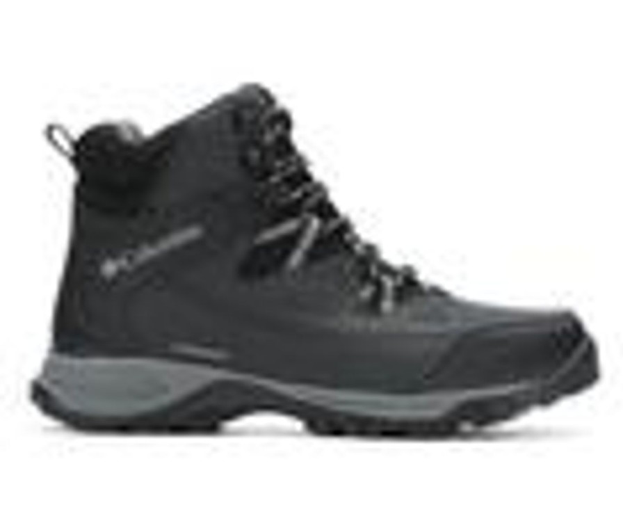 Men Columbia Hiking And Hunting | Men'S Columbia Liftop Iii Omni-Heat Winter Boots Black/Ti Gray