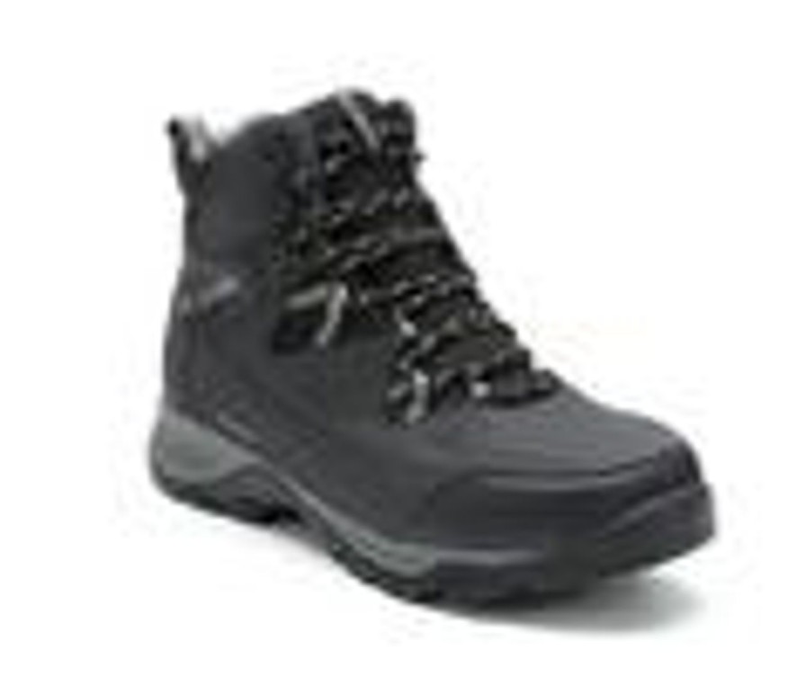 Men Columbia Hiking And Hunting | Men'S Columbia Liftop Iii Omni-Heat Winter Boots Black/Ti Gray