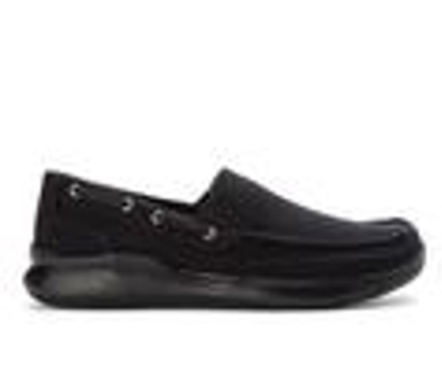 Men Propet Loafers And Slip-Ons | Men'S Propet Viasol Slip-On Shoes Black