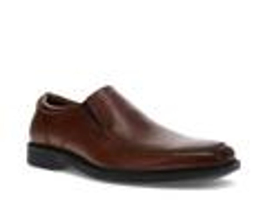 Men Dockers Loafers | Men'S Dockers Stafford Dress Loafers Mahogany