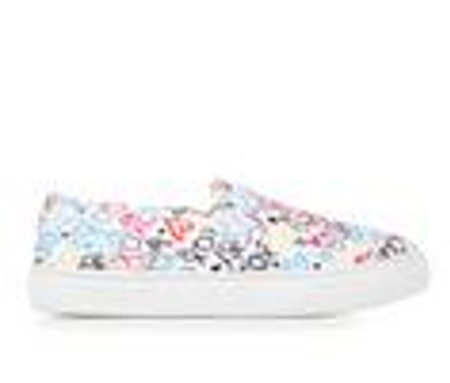 Kids Paris Blues Casual | Girls' Paris Blues Toddler & Little Kid Annie Slip-On Shoes White/Multi