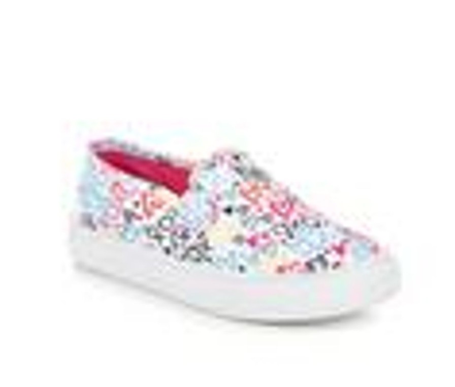 Kids Paris Blues Casual | Girls' Paris Blues Toddler & Little Kid Annie Slip-On Shoes White/Multi