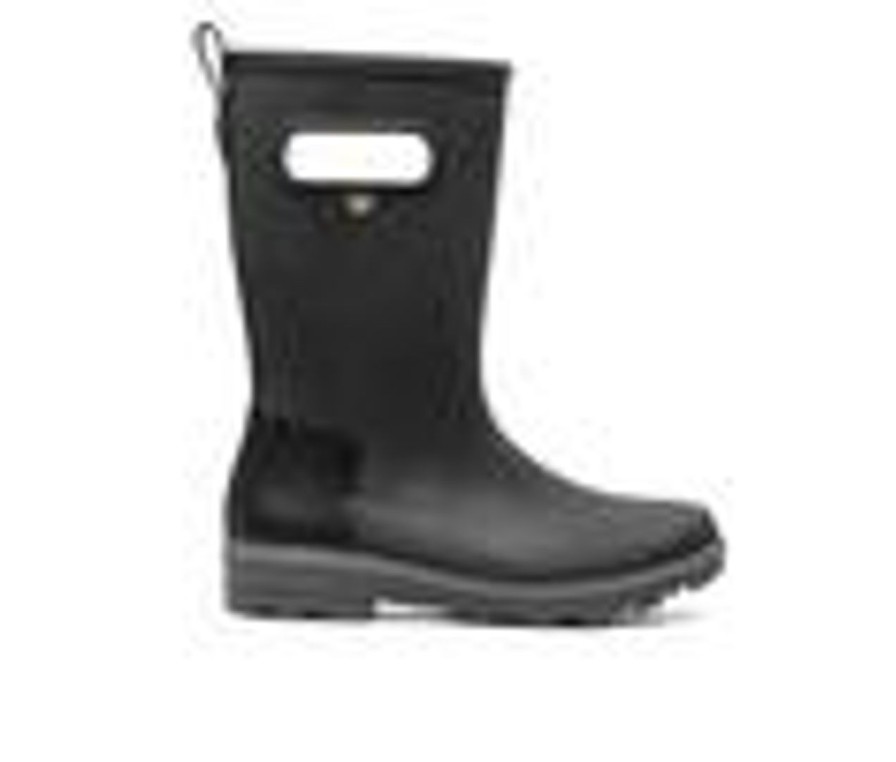 Kids Bogs Footwear Boots | Girls' Bogs Footwear Little Kid & Big Kid Holly Jr Tall Rain Boots Black