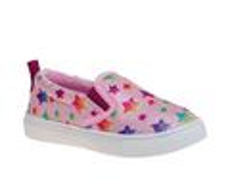 Kids Nanette Lepore Casual | Girls' Nanette Lepore Toddler Toddler & Little Kid Swift Canvas Slip Ons Pink Multi