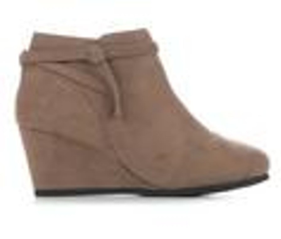 Kids Y-Not Boots | Girls' Y-Not Little Kid & Big Kid Terra Wedge Booties Warm Taupe