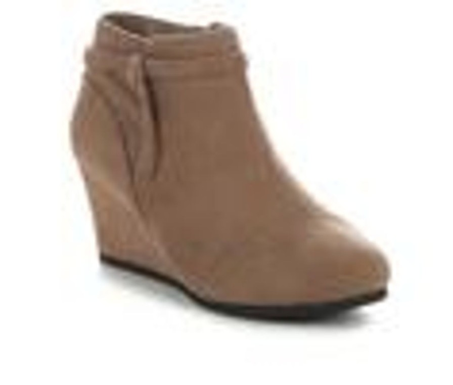 Kids Y-Not Boots | Girls' Y-Not Little Kid & Big Kid Terra Wedge Booties Warm Taupe