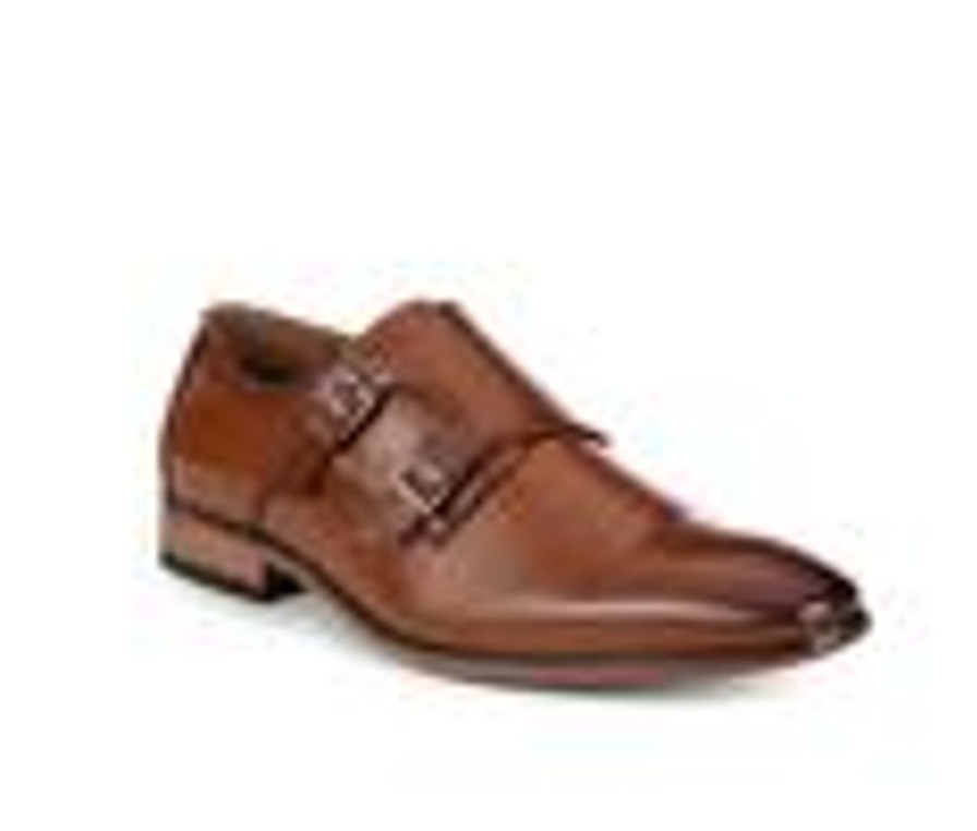 Men Tommy Hilfiger Oxfords | Men'S Tommy Hilfiger Summy Dress Shoes Cognac