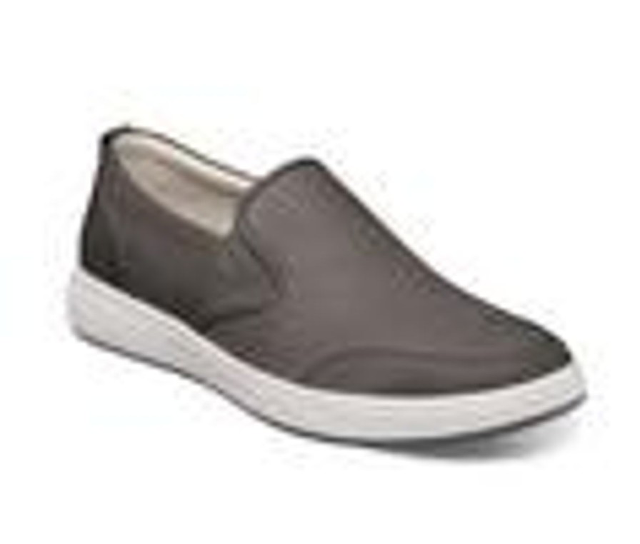 Men Florsheim Loafers And Slip-Ons | Men'S Florsheim Heist Moc Toe Slip On Dress Shoes Gray Nubuck