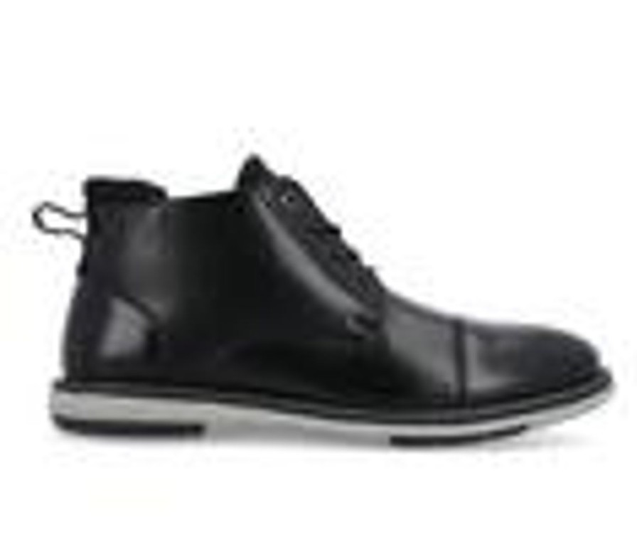 Men Vance Co. Boots | Men'S Vance Co. Redford Chukka Dress Boots Black