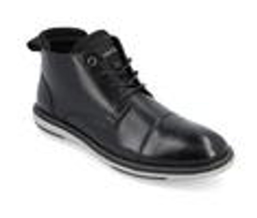 Men Vance Co. Boots | Men'S Vance Co. Redford Chukka Dress Boots Black