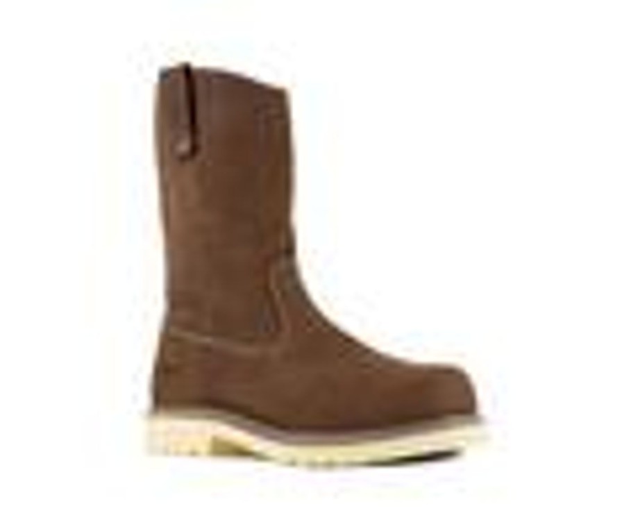 Men Iron Age Soft Toe | Men'S Iron Age Solidifier Ia5091 Work Boots Brown