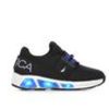 Kids Nautica Casual | Boys' Nautica Toddler & Little Kid Neave Emboss Light-Up Sneakers Black/Cobalt