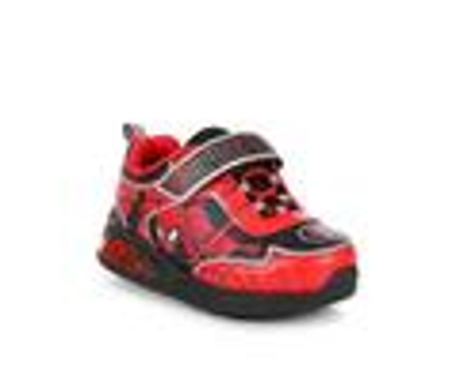 Kids MARVEL Casual | Boys' Marvel Toddler & Little Kid Spider-Man 12 Light-Up Sneakers Red/Black