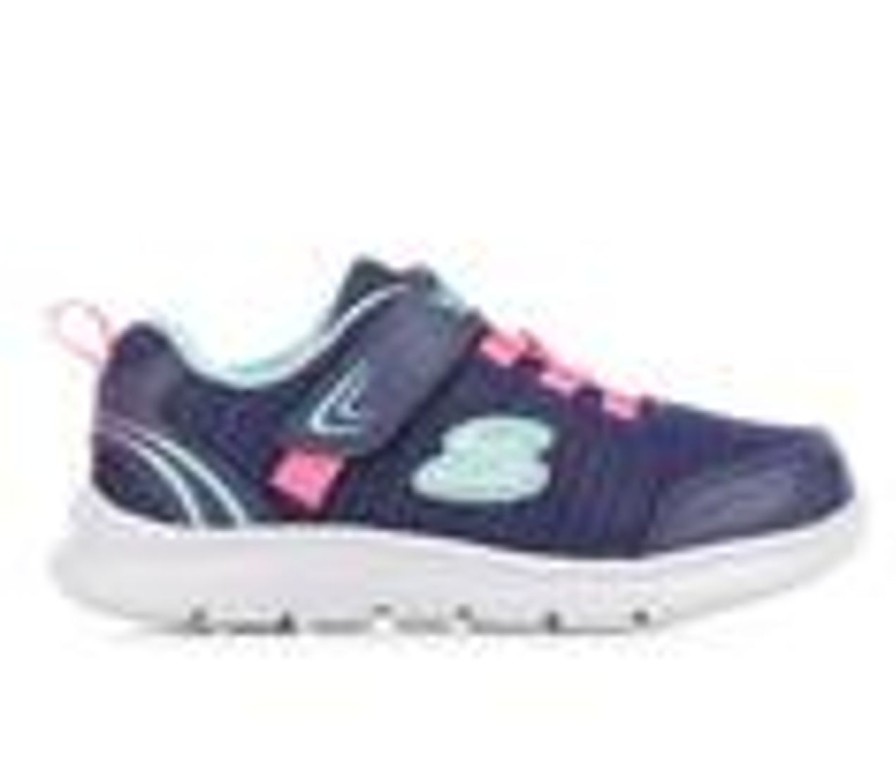 Kids Skechers Athletics & Sneakers | Girls' Skechers Toddler & Little Kid Comfy Flex 2.0 Running Shoes Navy/Pink