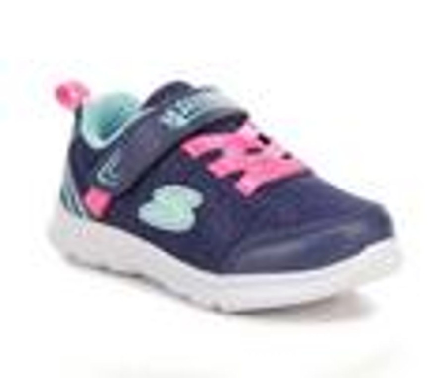 Kids Skechers Athletics & Sneakers | Girls' Skechers Toddler & Little Kid Comfy Flex 2.0 Running Shoes Navy/Pink