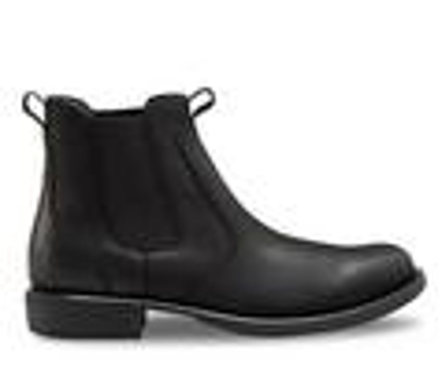 Men Eastland Boots | Men'S Eastland Daily Double Chelsea Boots Black