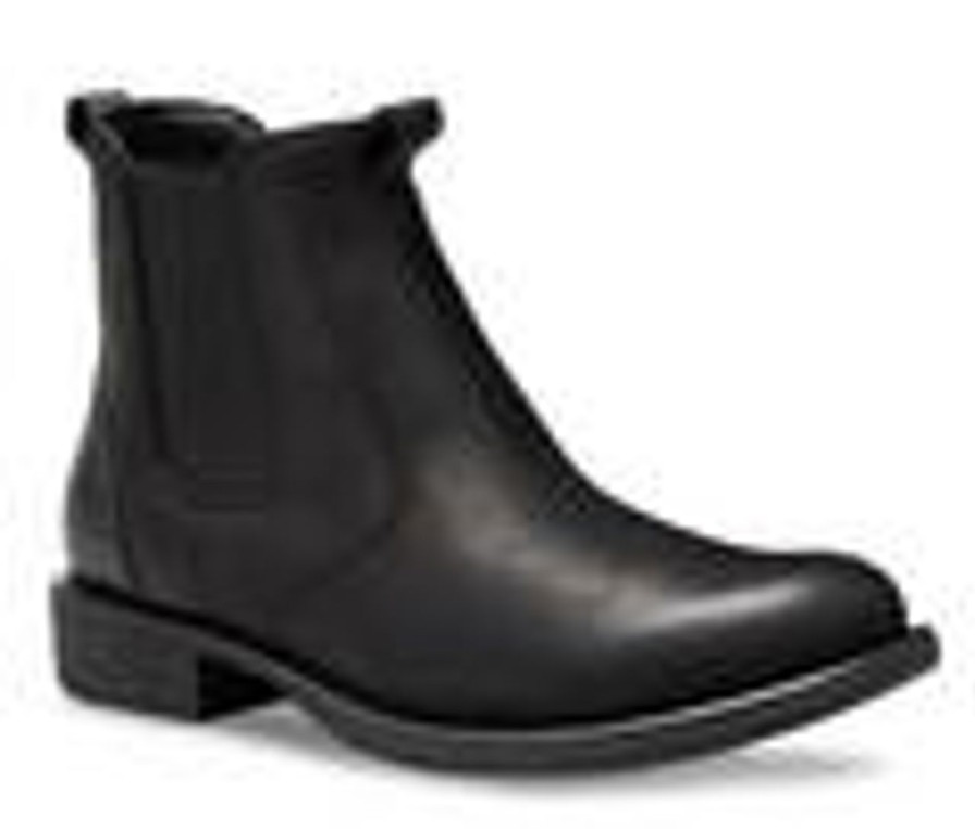 Men Eastland Boots | Men'S Eastland Daily Double Chelsea Boots Black