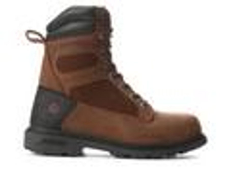 Men Wolverine Electric Hazard | Men'S Wolverine Bulldozer 2.0 8 In Steel Toe Work Boots Cafe Caramel