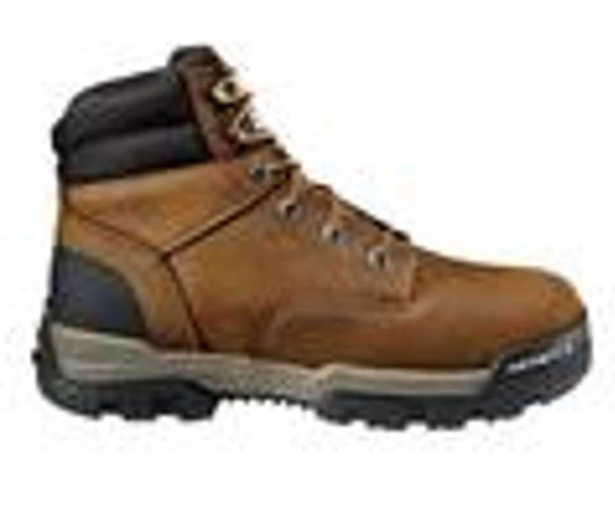 Men Carhartt Electric Hazard | Men'S Carhartt Cme6047 Ground Force Waterproof Soft Toe Work Boots Bison