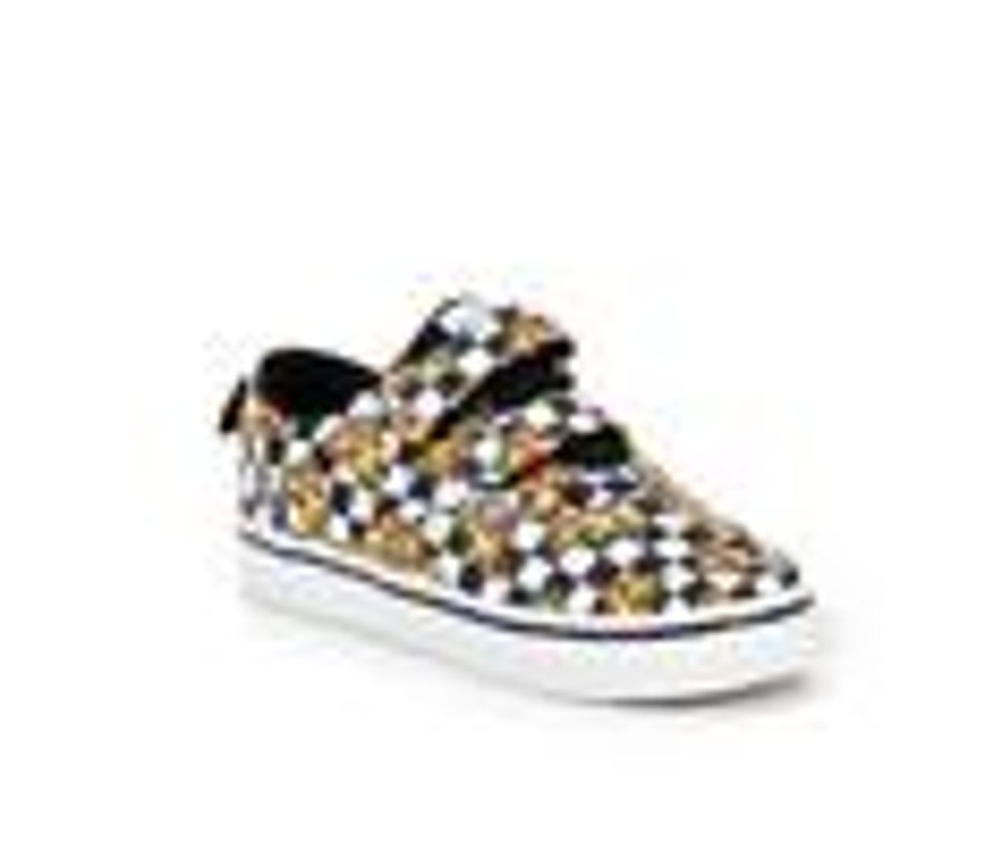 Kids Vans Athletics & Sneakers | Boys' Vans Toddler Doheny Velcro Skate Shoes Pizzachk/Bk/Wht