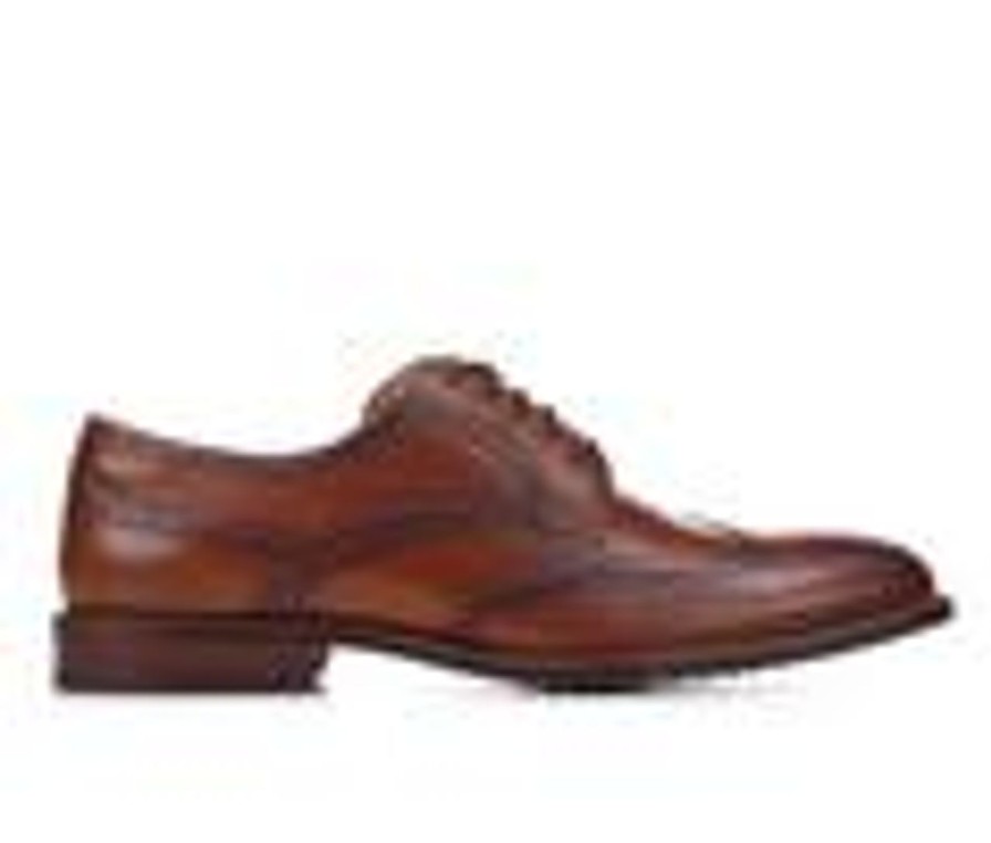 Men Florsheim Oxfords | Men'S Florsheim Rucci Wing Tip Dress Oxfords Cognac