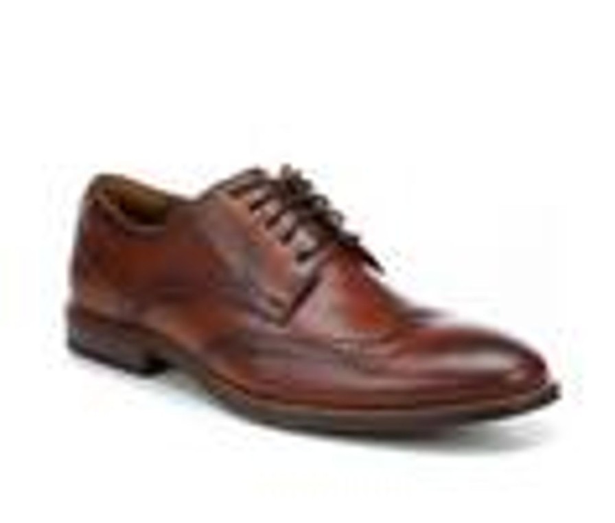 Men Florsheim Oxfords | Men'S Florsheim Rucci Wing Tip Dress Oxfords Cognac