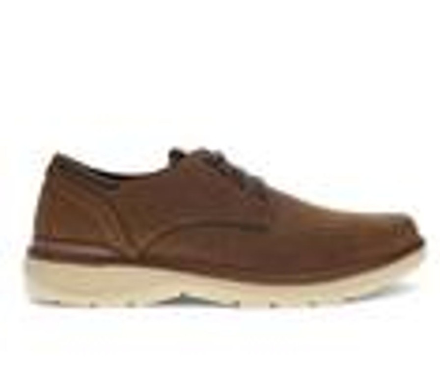 Men Dockers Oxfords | Men'S Dockers Rustin Casual Oxfords Dark Tan