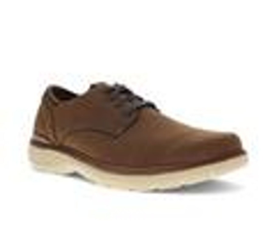 Men Dockers Oxfords | Men'S Dockers Rustin Casual Oxfords Dark Tan