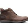 Men Nunn Bush Boots | Men'S Nunn Bush Circuit Dc Plain Toe Chukka Boots Brown Multi