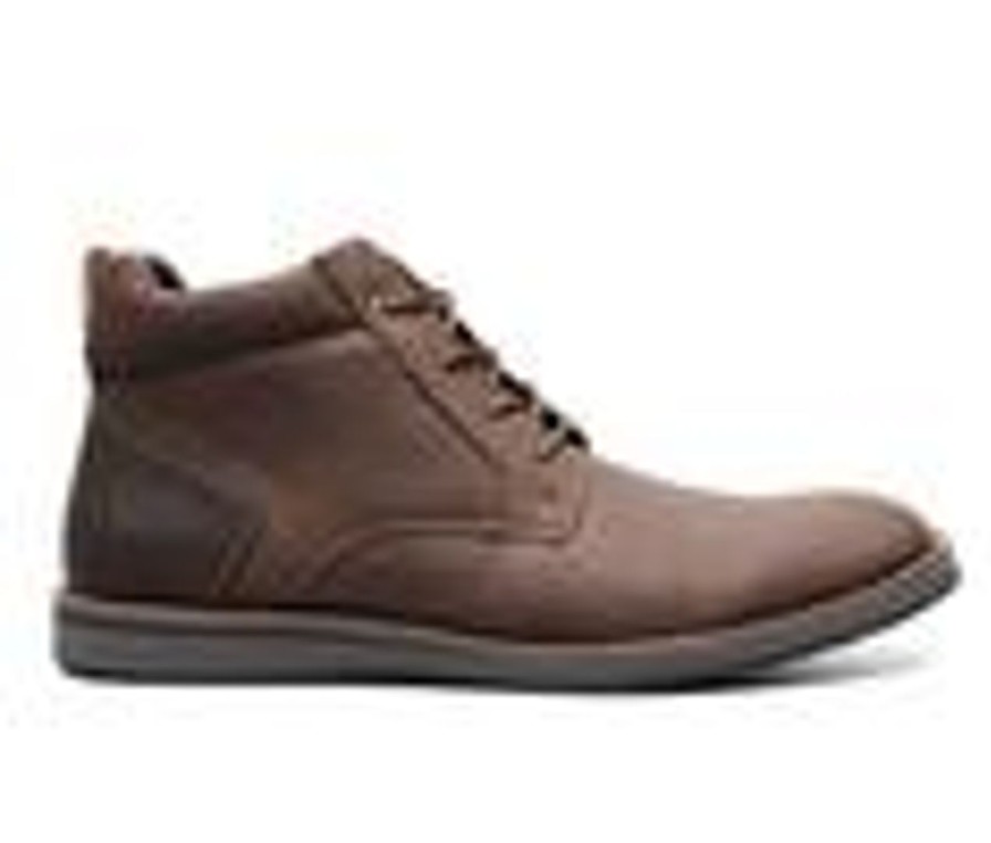 Men Nunn Bush Boots | Men'S Nunn Bush Circuit Dc Plain Toe Chukka Boots Brown Multi