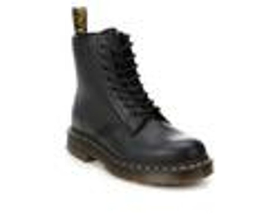 Men Dr. Martens Slip Resistant | Men'S Dr. Martens 1460 Slip Resistant Safety Boots Black