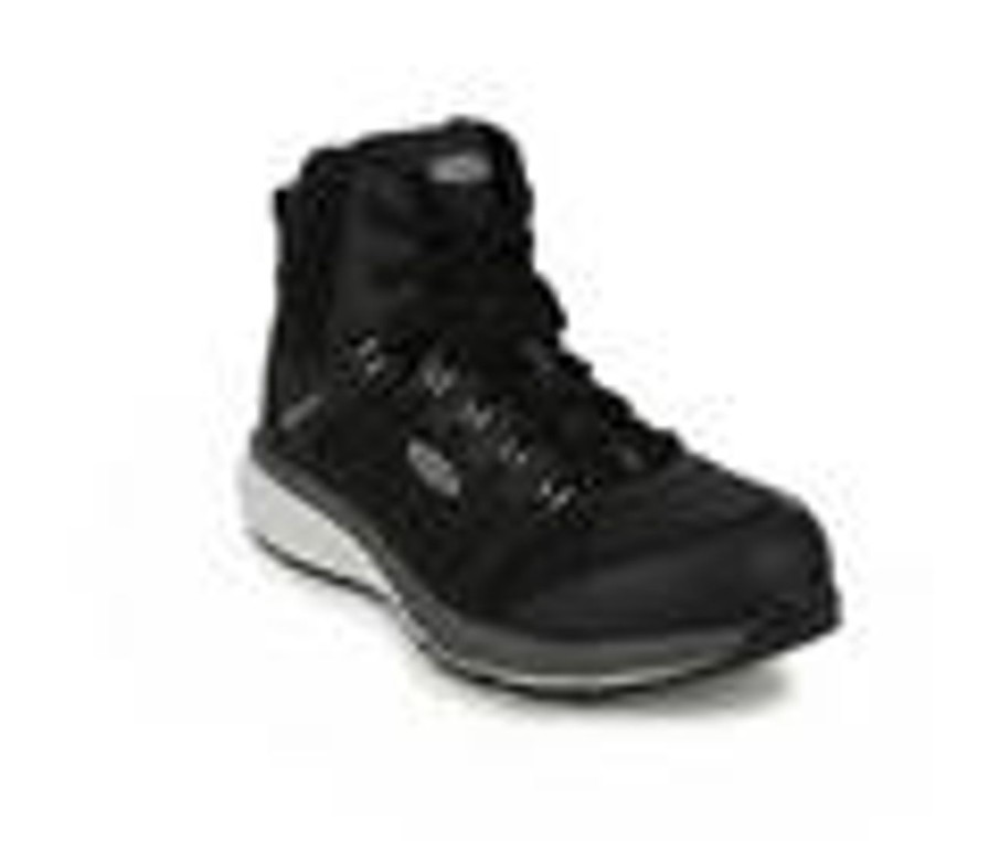 Men KEEN Utility Electric Hazard | Men'S Keen Utility Vista Energy Mid Carbon Toe Work Boots Vapor/Black