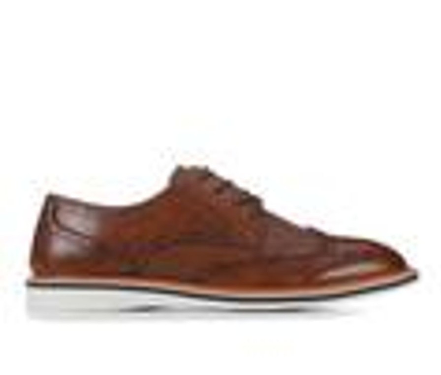 Men Madden Oxfords | Men'S Madden Vikkin Casual Oxfords Cognac