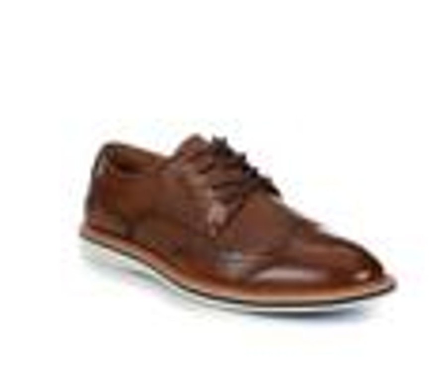 Men Madden Oxfords | Men'S Madden Vikkin Casual Oxfords Cognac