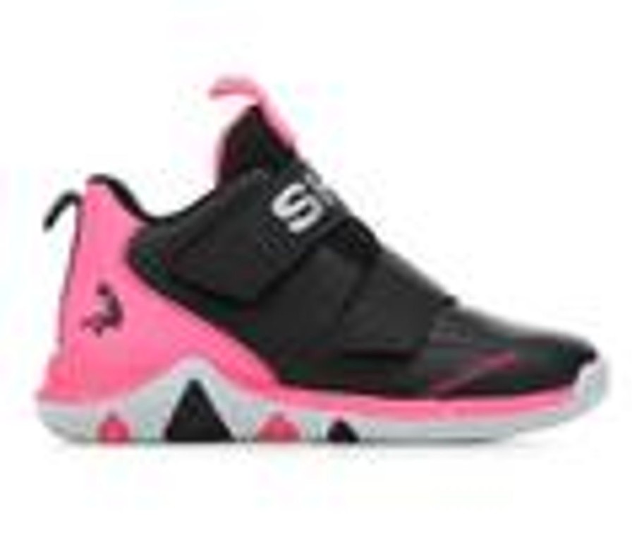 Kids Shaq Athletics & Sneakers | Kids' Shaq Little Kid & Big Kid Composite Basketball Shoes Black/Pink