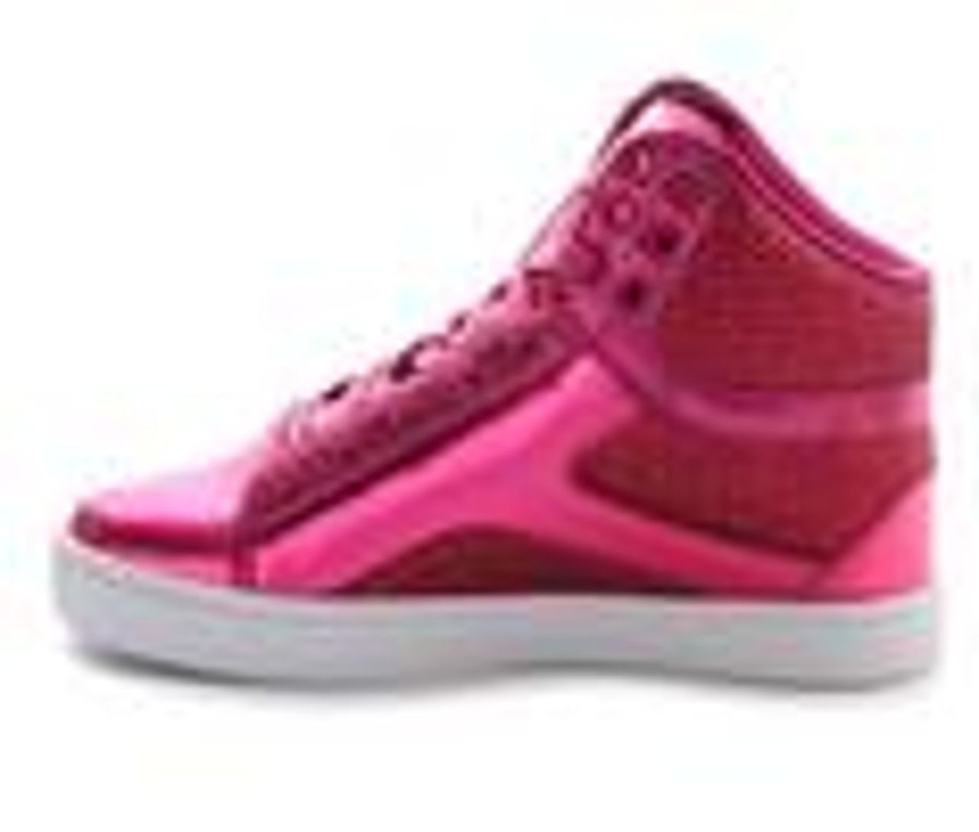 Kids Pastry Dance | Girls' Pastry Toddler & Little Kid Pop Tart Glitter High Top Sneakers Fuchsia